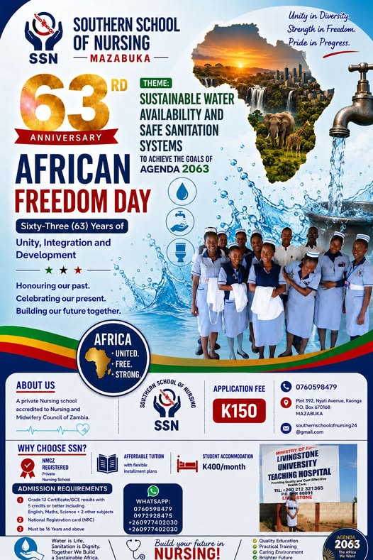 Southern School of Nursing fees and accommodation advert
